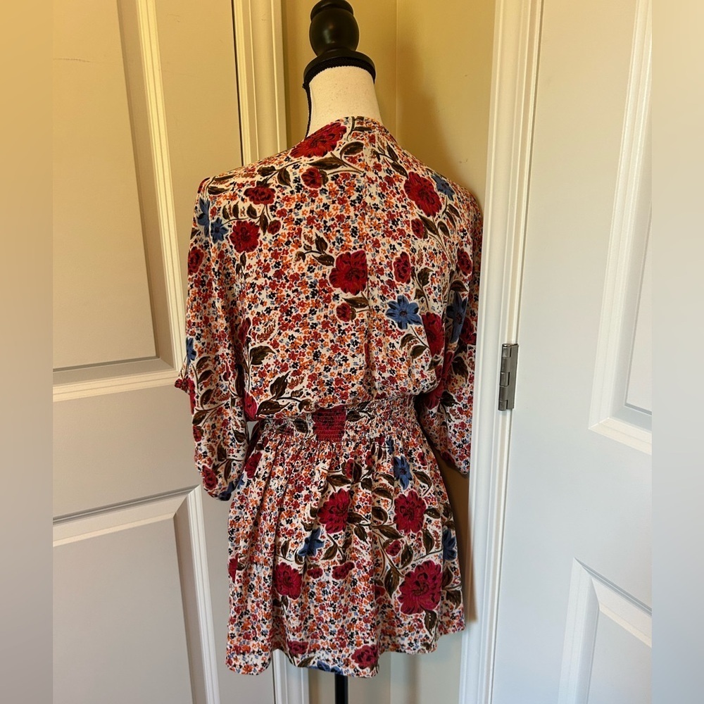 O'Neill amaze Floral shorts and wide sleeve Jumpsuit romper - Picture 10 of 13